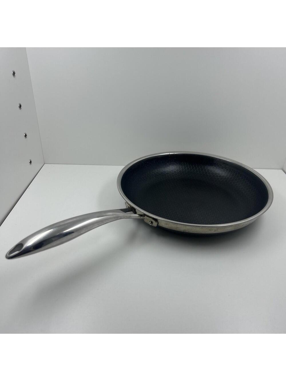 HexClad  8 Inch Hybrid Stainless Steel Frying Pan Skillet Nonstick No Lid